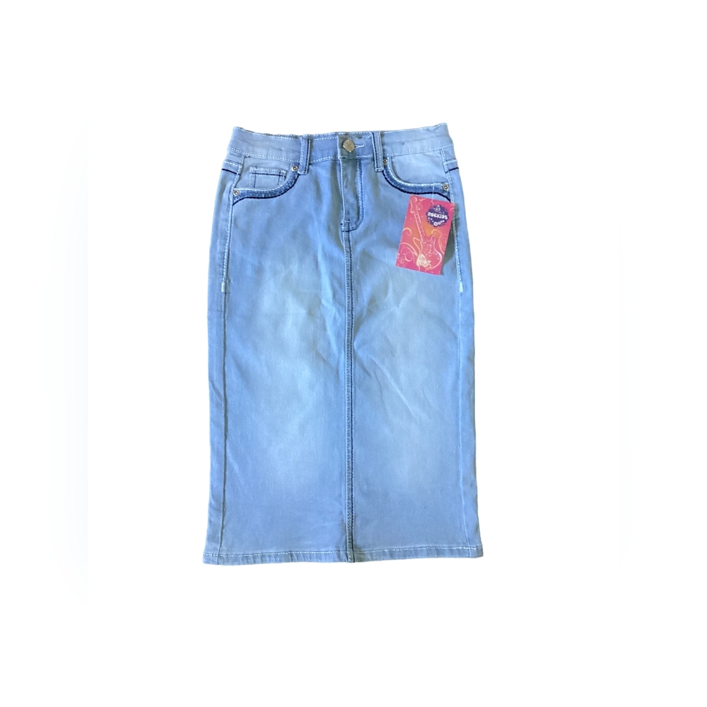 ROCKIDS Little Girls Denim Jean Skirt BRAND NEW!! TAGS INCLUDED